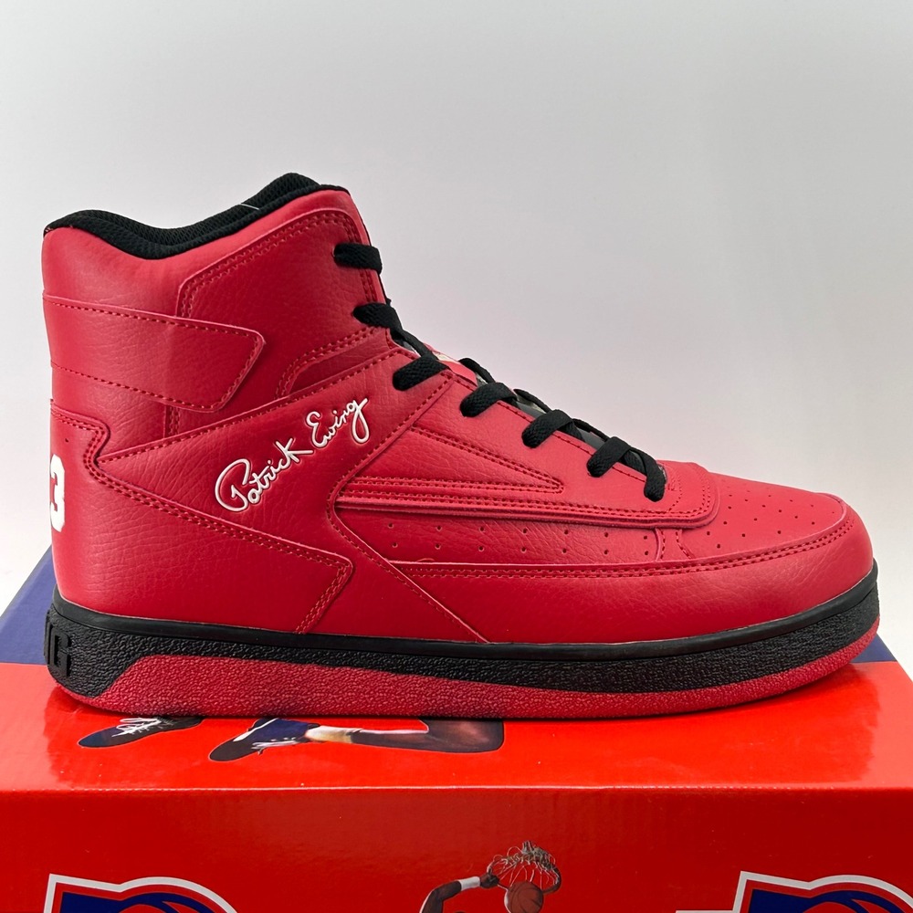 Rebound Patrick Ewing Orion Non-Strap Mens 10.5 Red Black 1RBE004-602 New NIB